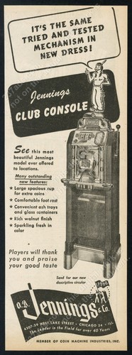 1947 jennings slot machine - od,