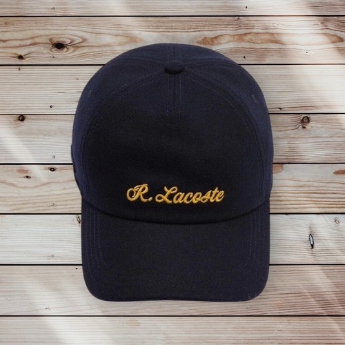 Lacoste embroidered wool felt - lacoste,