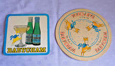 VINTAGE EXTRA LARGE BEER MATS
