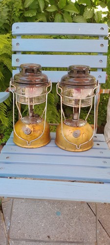 Pair tilley paraffin lamps - of,