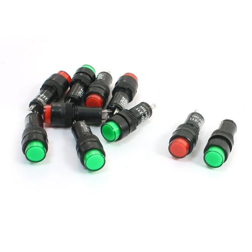 10pcs pin red green - 10pcs,, 2