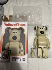 Wallace & Gromit 100% 400% Be@rbrick Bearbrick Medicom Toy 2021 Aardman Rare
