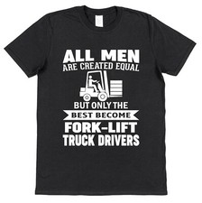 Forklift Truck Driver T-Shirt Gift for Husband Dad Operative Warehouse Worker
