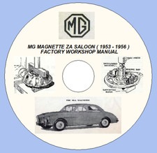 MG MAGNETTE ZA SALOON ( 1953 - 1956 )  FACTORY WORKSHOP MANUAL