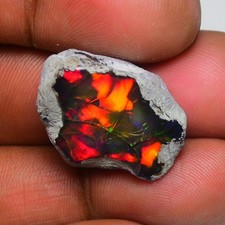 Smooth Black Opal Rough 23.65