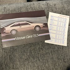 Nissan Cars '85 Range