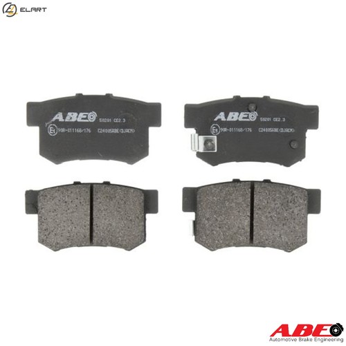 Brake pad set - pad,