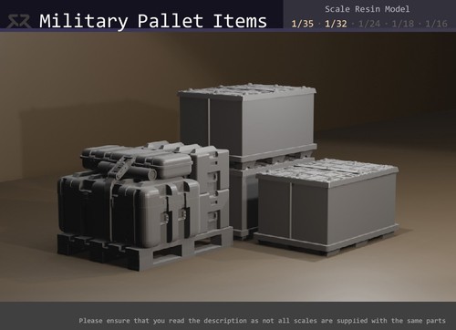 Military pallet items 48 - items, 1/48
