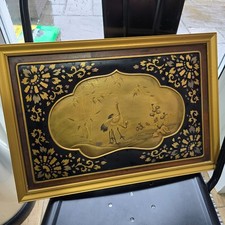 Antique Japanese Lacquer Panel