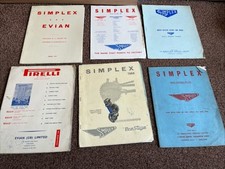 Vintage Simplex Bicycle Components Catalogues & Brochures 1950’s-60’s