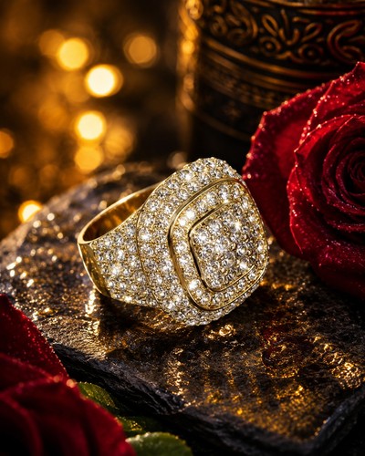 Men gold plated - men's, cz