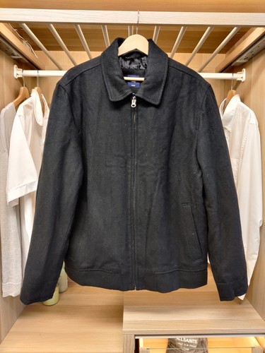 Gap black large coat - black,