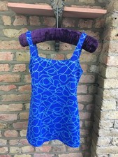 M&S UK 10 Medium Leg Blue Mix