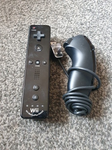 Wii remote black - black,