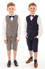 Boys Suits, 4 Piece Short Set