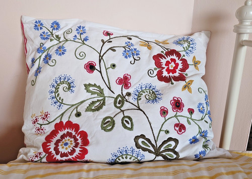 Ikea alvine flora embroidered - alvine,