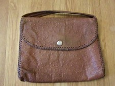 Ostrich Skin  Genuine vintage