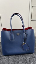 Genuine PRADA Saffiano Blue