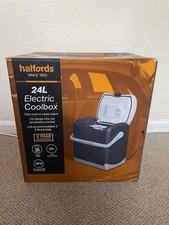 Cool Box. Halfords 24L Electric Coolbox, in-car 12V