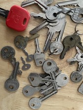 Old Vintage Small Keys Mixed, Bundle of Old keys crafts key collectors key rings