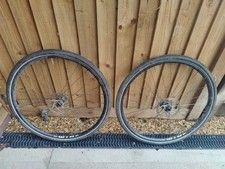 WTB i23 700c Tubeless Disc Wheelset with tyres and rotors Gravel Bike. 