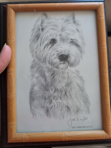 Signed pencil style print - pencil‑style,