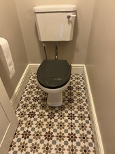Traditional Toilet and Pedestal Basin