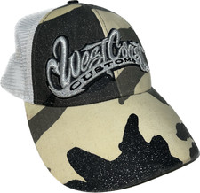 West Coast Customs Women's Camo Bling Baseball Snap Back - Pre-Owned New Era