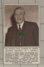 C1256) Mr Russell Vick Petrol Rationing - 1948 Clip