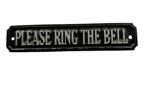Silver rectangular please ring - rectangular,