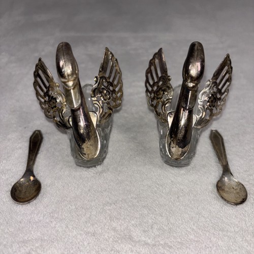 Vintage italian swan salt - italian,