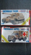 ESCI german Tank & German Opel 1/72 Scale. Boxed.