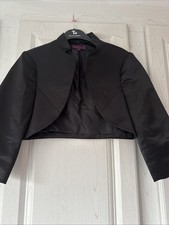 Black Satin Type Bolero Size