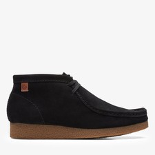 Clarks Mens Shacre Boot Black