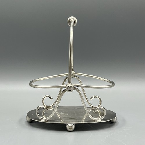 Antique silver plated caddy - silver,