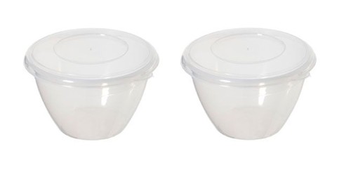 Plastic pudding bowls lid - 2, &