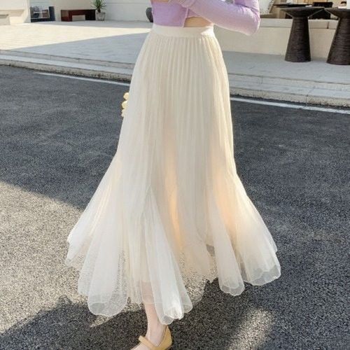 Women fishtail pleated skirt - women,