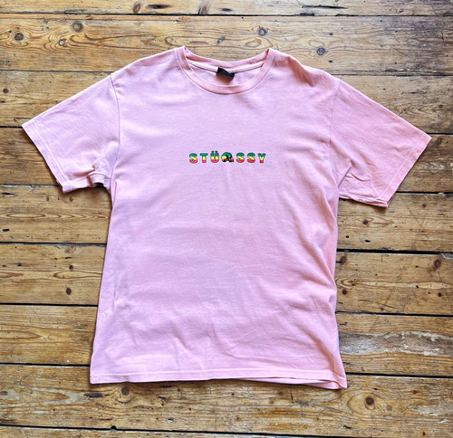 Stussy pink shirt - stussy,