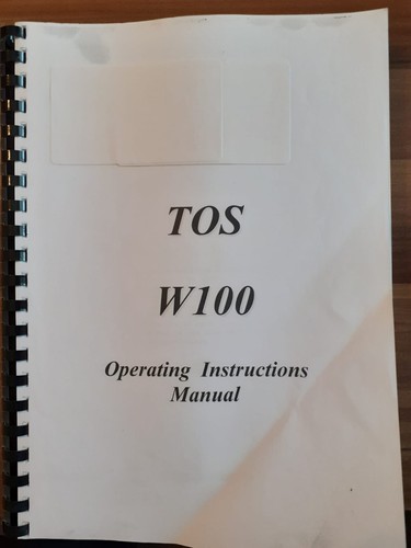 Tos w100 horizontal borer - tos,