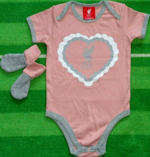 ⚽️Liverpool FC⚽️Authentic⚽️Baby Girls Vest & Mittens Set⚽️9-12 Months⚽️New⚽️09⚽️