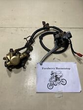 Yamaha Vity 125 2011 Complete Front Brake Assembly Master Caliper Hose.