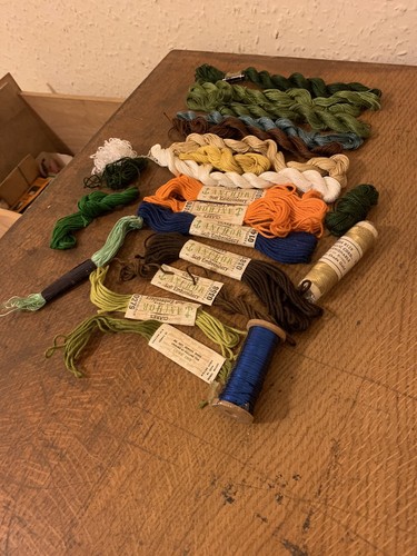 Vintage embroidery wool - vintage,