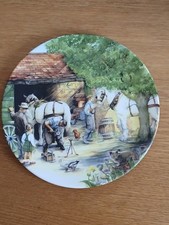 Royal Doulton "THE BLACKSMITH" Old Country Crafts Susan Neale Collector's Plate 