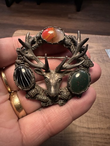 Ladies vintage scottish stags - vintage,