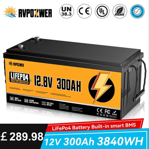 12v 300ah lifepo4 lithium - 12v,