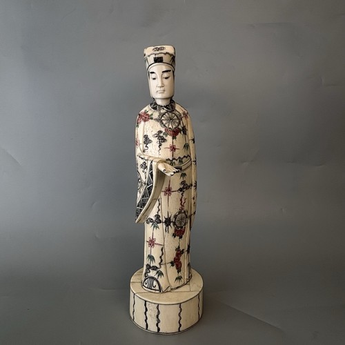 Chinese bone figure - bone,