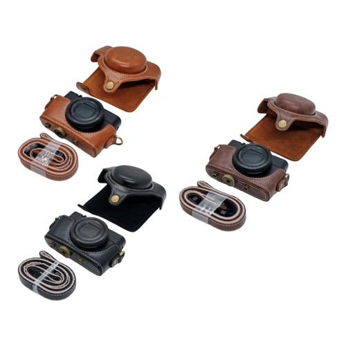 Retro design leather - retro, camera