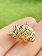 Vintage 9k 9ct Gold Hedgehog