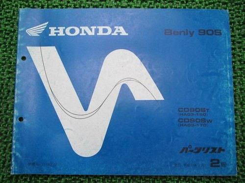 Honda benly cd90s - cd90s, list