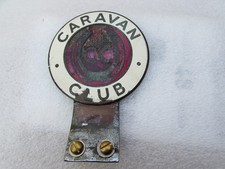Vintage Caravan Club Enamel